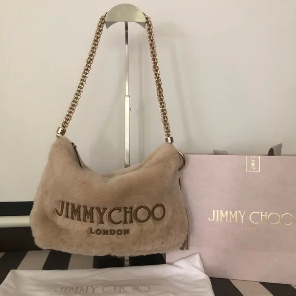 Jimmy Choo Faux Fur Callie Bag - Picture 2 of 6